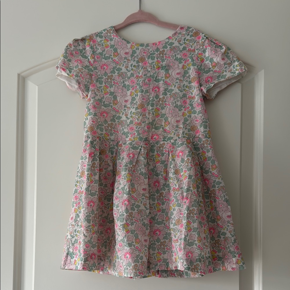 Jacadi Floral Pink Kids Dress - Size 4A
